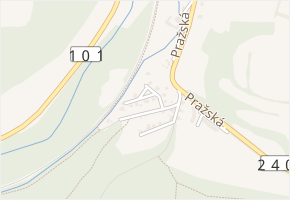 Pod Hradištěm v obci Kralupy nad Vltavou - mapa ulice