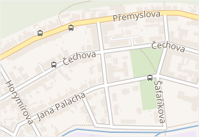 Tomkova v obci Kralupy nad Vltavou - mapa ulice