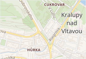 Tyršova v obci Kralupy nad Vltavou - mapa ulice