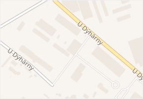 U Dýhárny v obci Kralupy nad Vltavou - mapa ulice