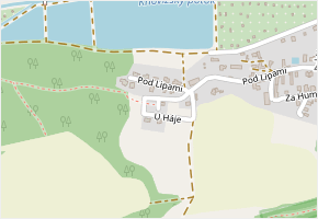 U Háje v obci Kralupy nad Vltavou - mapa ulice