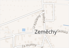 U Kovárny v obci Kralupy nad Vltavou - mapa ulice