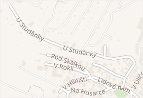 U Studánky v obci Kralupy nad Vltavou - mapa ulice