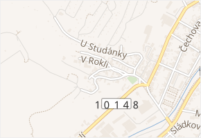 V Hliništi v obci Kralupy nad Vltavou - mapa ulice