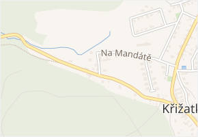 Na Mandátě v obci Králův Dvůr - mapa ulice