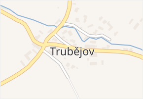 Trubějov v obci Kramolna - mapa části obce