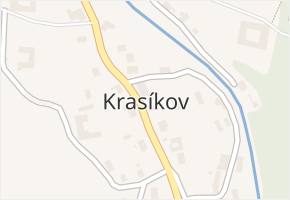 Krasíkov v obci Krasíkov - mapa části obce