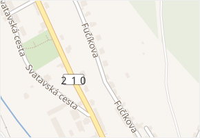 Fučíkova v obci Kraslice - mapa ulice