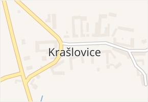 Krašlovice v obci Krašlovice - mapa části obce