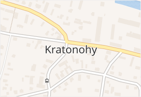 Kratonohy v obci Kratonohy - mapa části obce