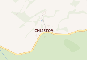 Chlístov v obci Kratušín - mapa části obce