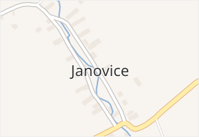 Janovice v obci Kravaře - mapa části obce