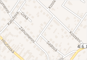 Družstevní v obci Kravaře - mapa ulice