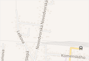 Krátká v obci Kravaře - mapa ulice