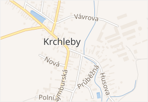 Na Kopečku v obci Krchleby - mapa ulice