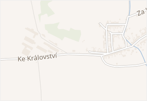 Ke Království v obci Krčmaň - mapa ulice