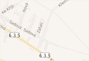 Křemelná v obci Křelov-Břuchotín - mapa ulice