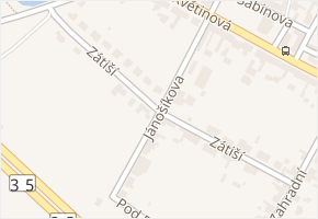 Zátiší v obci Křelov-Břuchotín - mapa ulice