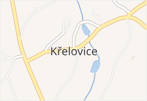 Křelovice v obci Křelovice - mapa části obce
