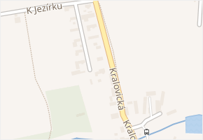 Kralovická v obci Křenice - mapa ulice