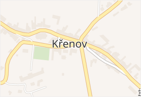 Křenov v obci Křenov - mapa části obce