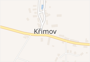 Křimov v obci Křimov - mapa části obce