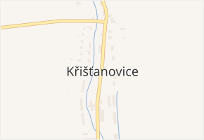 Křišťanovice v obci Křišťanovice - mapa části obce