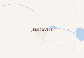 Jenišovice v obci Křivsoudov - mapa části obce