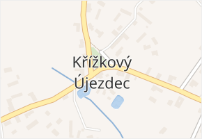 Křížkový Újezdec v obci Křížkový Újezdec - mapa ulice