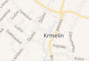 Benátská v obci Krmelín - mapa ulice