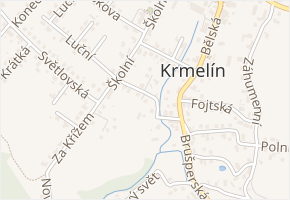 Kolmá v obci Krmelín - mapa ulice