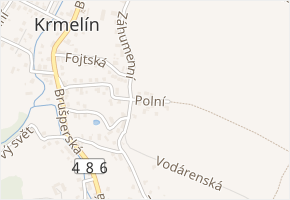 Polní v obci Krmelín - mapa ulice
