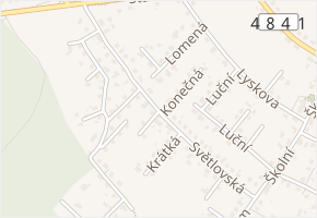Světlovská v obci Krmelín - mapa ulice