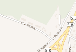 U Paleska v obci Krmelín - mapa ulice