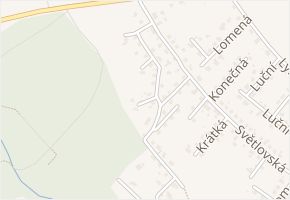V Březince v obci Krmelín - mapa ulice