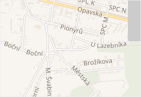 Bartultovická v obci Krnov - mapa ulice