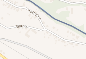 Blatná v obci Krnov - mapa ulice