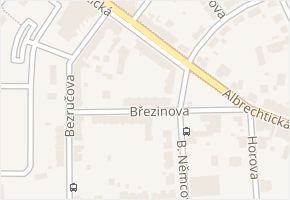 Březinova v obci Krnov - mapa ulice