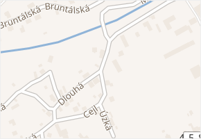 Cejl v obci Krnov - mapa ulice