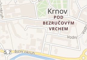 Dělnická v obci Krnov - mapa ulice