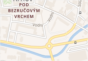 K Můstku v obci Krnov - mapa ulice