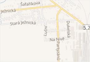 Luční v obci Krnov - mapa ulice