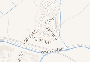 Malá v obci Krnov - mapa ulice