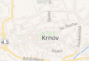 Na Bělidle v obci Krnov - mapa ulice