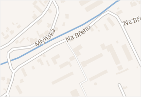 Na Břehu v obci Krnov - mapa ulice