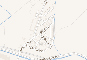 Příční v obci Krnov - mapa ulice