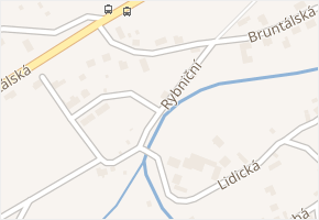 Rybniční v obci Krnov - mapa ulice