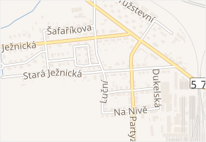 Stará Ježnická v obci Krnov - mapa ulice
