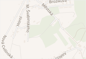 Stinná v obci Krnov - mapa ulice