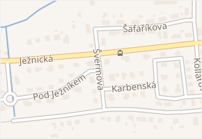 Švermova v obci Krnov - mapa ulice